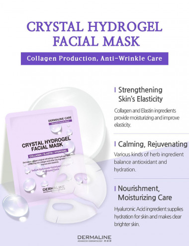 Dermaline Cristal Hydrogel Facial Mask